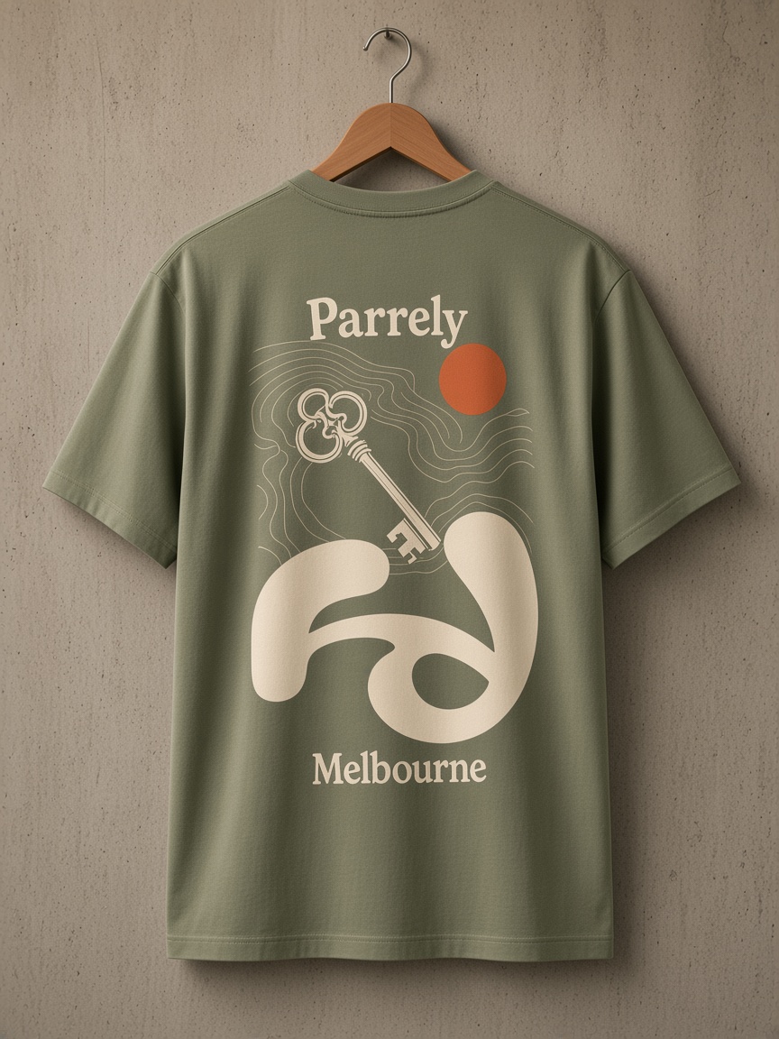 Parrely Key Tee back view